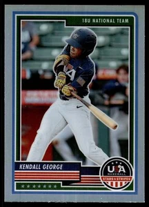2023 Panini Stars & Stripes KENDALL GEORGE SILVER PRIZM #49 - Picture 1 of 2