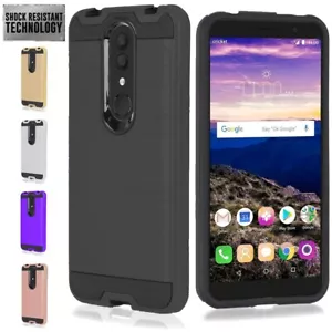 Für Alcatel Onyx, Alcatel 1x 2019, Alcatel 3, Revvl 2 Brushed Shockproof Case - Bild 1 von 19