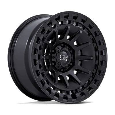 17 Inch Matte Black Rhino Wheels Rim Chevy Truck Silverado GMC Sierra 1500 6 Lug - Image 1 of 4
