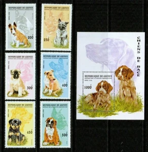 GUINEA    - 1996 -    DOGS –VF  **  - Picture 1 of 1