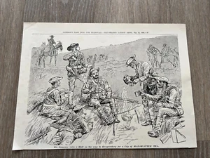 1896 boer war soldiers - mazawattee tea advert jamesons dash into the transvaal - Picture 1 of 2