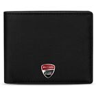 Ducati Corse Black Genuine Leather Wallet For Men DTLGW2201001