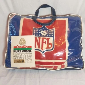 NFL ESPN Pak-A-Robe Faribo 100% Wool 50" x 60" Pre Owned. - Picture 1 of 10