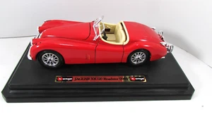 Burago RED Jaguar XK120 1948 Roadster diecast Car Scale 1:24 - Picture 1 of 10