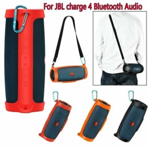 Silicone Storage Carry Case Bag +Strap for JBL charge4 Bluetooth Audio Speaker - Picture 1 of 13