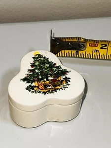 The Royal Worcester Group Palissy England englischer Weihnachtsbaum mit Deckel - Bild 1 von 4