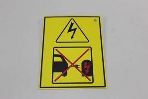 99598 Original VOLVO Warnschild 9513199 NEU - Bild 1 von 4