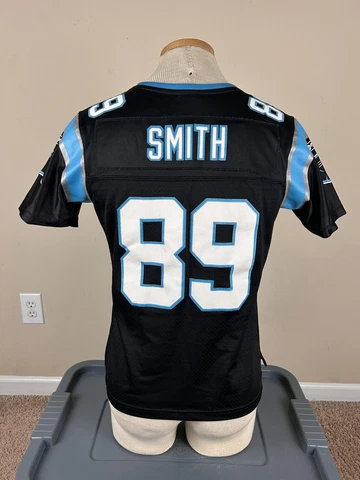 Vtg Reebok On Field Carolina Panthers Steve Smith #89 Jersey Women’s Sz M Cover