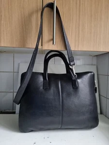 LATICO NJ USA DESIGNER MENS WOMENS BLACK SHOULDER CROSSBODY MESSENGER LAPTOP BAG - Picture 1 of 12