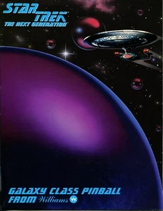 Star Trek the Next Generation Williams Flipper Flyer / Prospekt / Anzeige - Neuwertig - Bild 1 von 4