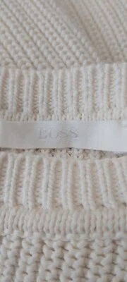 Hugo Boss Mujer Suéter Grande Algodón Seda Cachemira Foto 1 de 4