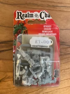 Warhammer Rogue Trader Realm of Chaos Renegade Marines Heavy Weapons Bister Rare - Picture 1 of 3
