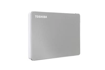 Toshiba 1TB Silver External Hard Drive USB C and USB A for PC Mac Tablet - Image 1 of 4