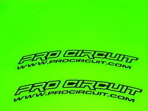 KX KXF CR CRF YZ YZF RM RMZ SX 65 85 125 250 BLACK PRO CIRCUIT DECALS STICKERS - Picture 1 of 1