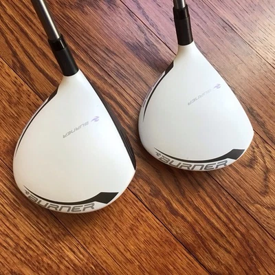 Juego de madera TaylorMade Burner Superfast 2.0 3 y 5 grafito damas flexible diestro Foto 1 de 4