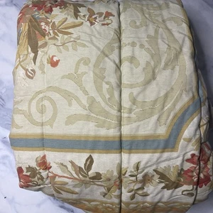 Vintage Ralph Lauren Tres King Bettbezug Galahad Paisley Baumwolle 100”x92” - Bild 1 von 6