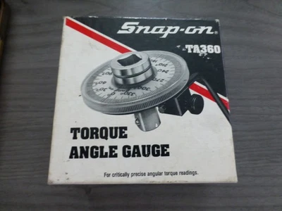 -NOS- Snap-On Tools 1/2" Drive Torque Angle Gauge Model #TA360 USA - Image 1 of 4