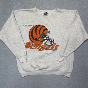 Vintage Cincinnati Bengals Sweatshirt mit Rundhalsausschnitt 1992 NFL grau Erwachsene Größe 2XL - Bild 1 von 10
