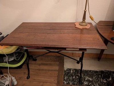 table de bistrot pied fonte - Photo 1/2