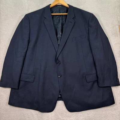 Blazer Pronto Uomo Platinum 54R Azul Marino 100% Lana Calce Ejecutivo Informal Preppy Foto 1 de 4