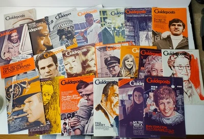 Vintage Lot of 21 GUIDEPOSTS Magazine 8 - 1972 ~ Complete 1973 Year ~ 1 - 1974 — 第 1/3 张图片