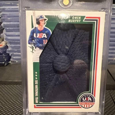 Owen Murphy 2022 Stars & Stripes Hat Logo Patch 1/1 #JUM-OM #USA #Braves - Image 1 of 3