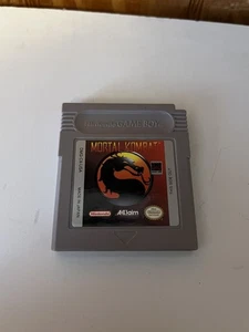 Mortal Kombat 1 Nintendo Game Boy Gameboy Original Auténtico Probado Funcionando  - Imagen 1 de 2