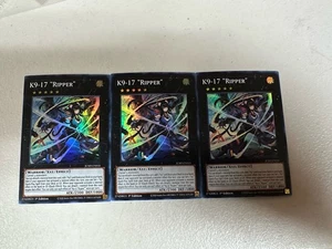 Juego 3x K9-17 "Ripper" Súper Raro JUSH-EN035 CASI NUEVO Justice Hunters - Imagen 1 de 1