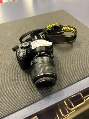 Nikon D3100 14MP DSLR Camera Kit w/ 55-200mm Lens, LowePro Bag, 16gb SD - Image 1 of 4