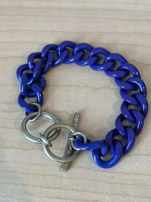 Pulsera Love Light Laughter hecha de acrílico grueso/gruesa/púrpura Foto 1 de 4