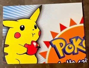 Pokémon PIKACHU PUZZLE PEZZO PO1 Inserto Topps 2000 1° Stampa NM-MT ❤️ - Foto 1 di 8