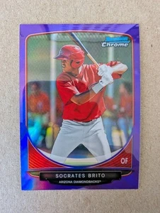2013 Bowman - Prospects Chrome Socrates Brito #BCP62 Purple Refractor /199 (RC) - Bild 1 von 4