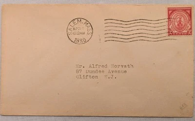FDC Sc # 682 - Single - Salem, Mass. - 4/8/1930 j - Image 1 of 2