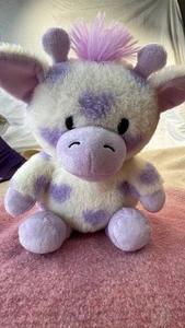 Russ by Jazwares Purple Heart-Spot Giraffe Plush 15" Stuffed Animal – Soft Cute - Picture 1 of 4