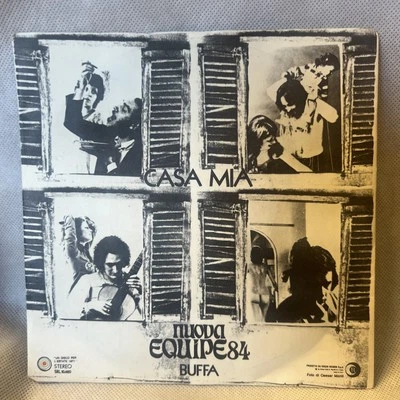 NUOVA EQUIPE 84 Casa mia / Buffa Vinyl 45 7" ULTRASONIC CLEAN - EX! ITALY IMPORT - Image 1 of 4