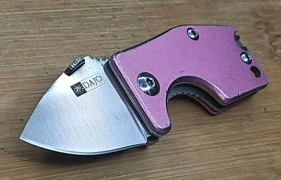 Dajo Hormiga de Fuego Llavero Cuchillo Mini Cuchillo Plegable Acero Inoxidable Rosa con Clip y Pinza Foto 1 de 4