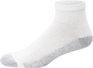 Double Tough Herrensocken, Crew und Knöchel feuchtigkeitsableitende Socken, schwarz & weiß, - Bild 1 von 12