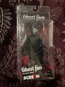 Rare Scream 4 Ghostface Ghost Face Zombie Mask - Figure PVC 7" NECA - Horror - Picture 1 of 4