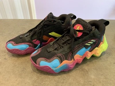 Adidas Exhibit B Candace Parker Zapatos de Baloncesto Emoji Multi Para Mujer Talla 8.5 Foto 1 de 4