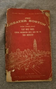 Vintage 1964 Approved Greater Boston and New England Flatrate Fares - Bild 1 von 5