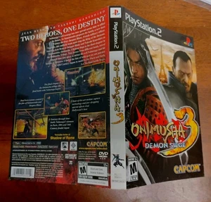 Onimusha 3: Demon Siege (Sony PlayStation 2, 2004) Nur Cover Art Ersatz  - Bild 1 von 1