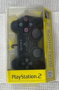 OEM Sony PlayStation PS2 Controller DualShock 2 Black Brand New - Picture 1 of 6