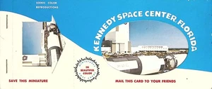 Vintage NASA Kennedy Space Center Miniatur Postkarte Broschüre szenische Farbfotos - Bild 1 von 5