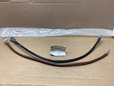NORS 1966-1967 Corvette Battery Cables POSitive NEGative Big Block Spring Ring - Image 1 of 4