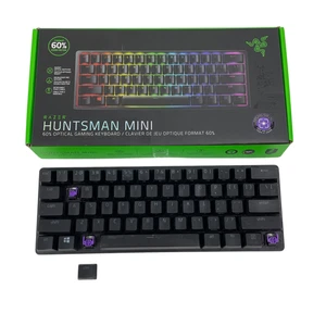 FOR PARTS Razer Huntsman Mini 60% Optical Gaming Keyboard RZ03-0339 #P8753 TC - Picture 1 of 15
