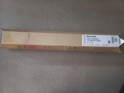 GENUINE RICOH MP C3000E 888641 888645 YELLOW TONER C2000 C2500 C3000 SERIES 15K - Image 1 of 2