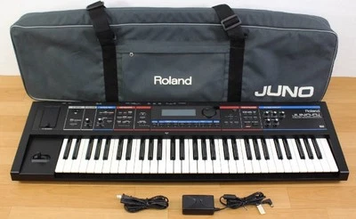 Roland Juno Di 61-Key Mobile Digital Keyboard Synthesizer Piano with adapter - Image 1 of 4