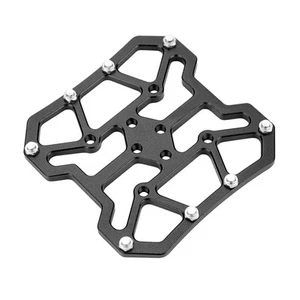 (Noir) 1 Paire D'adaptateurs De Plate-forme De Pédale Clipless En Alliage D - Bild 1 von 12