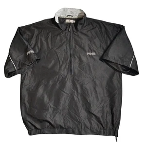 Ping Jacke Herren XXL schwarz Windbreaker 1/2 Zip Kurzarm Golf bestickt Mesh - Bild 1 von 19