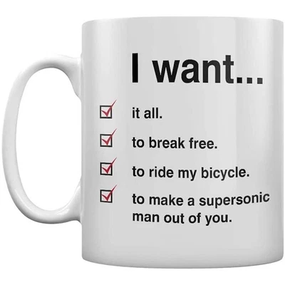 Queen MG25898 (I Want Checklist) Mug, Multicolored - Image 1 of 4
